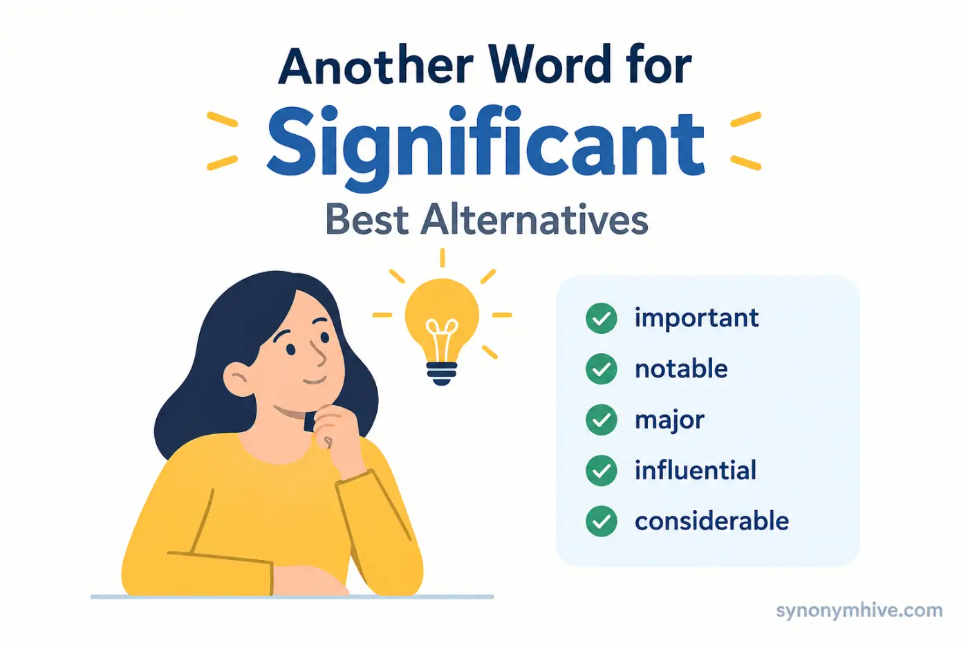 Another Word for Significant Best Alternatives