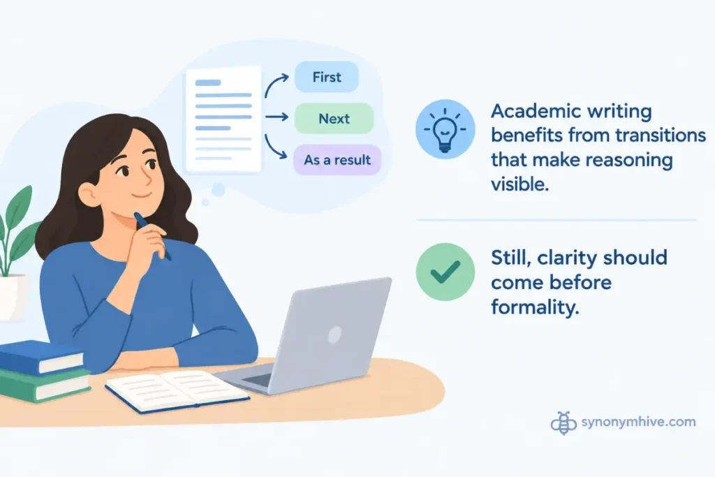 another word for therefore For Better Academic Writing