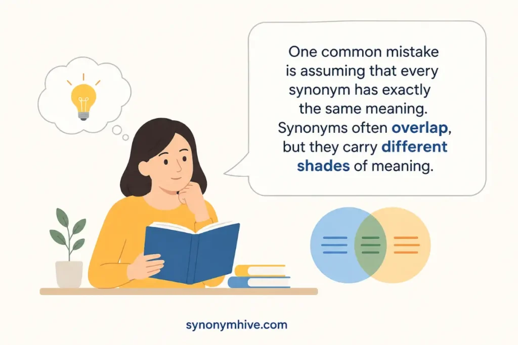 Common mistakes when choosing another word for dedicated