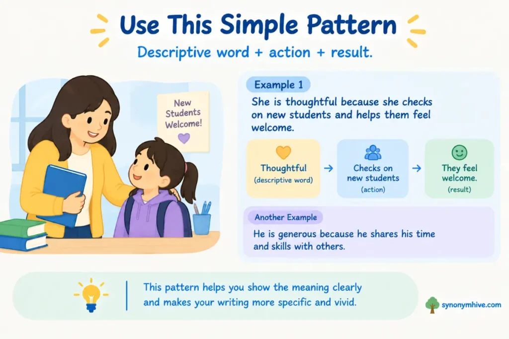 How Can You Make a Kindness Description More Specific?