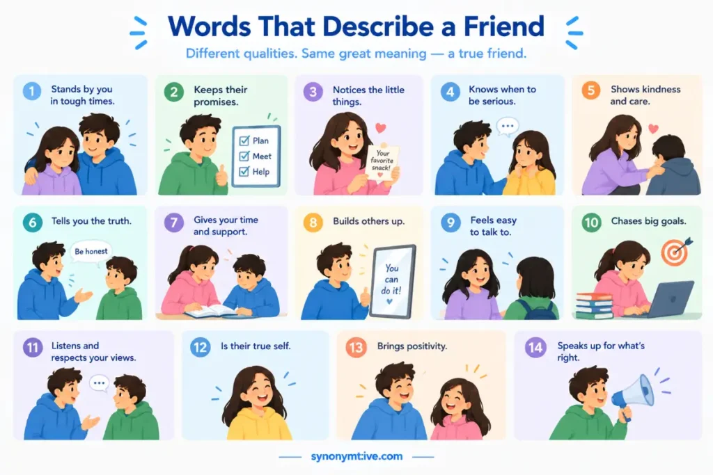 What Are 10 Real Examples of Describing a Friend?