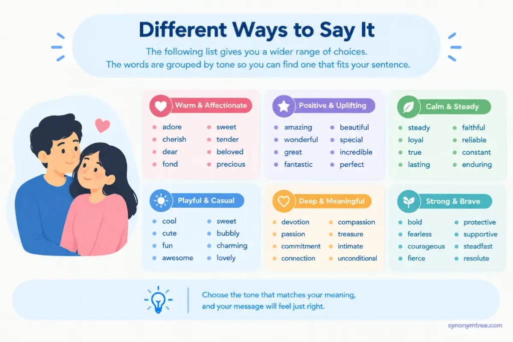 What Are 30 Words To Describe Love