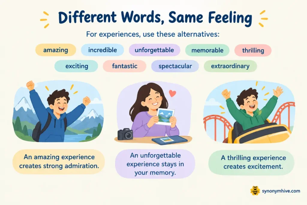 What are some alternatives for awesome experiences