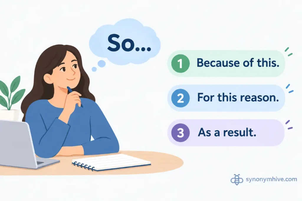 What Are The Best Simple Another Word for Therefore?