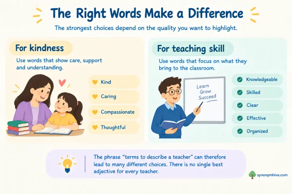 What Are the Best Words to Describe a Teacher Positively?