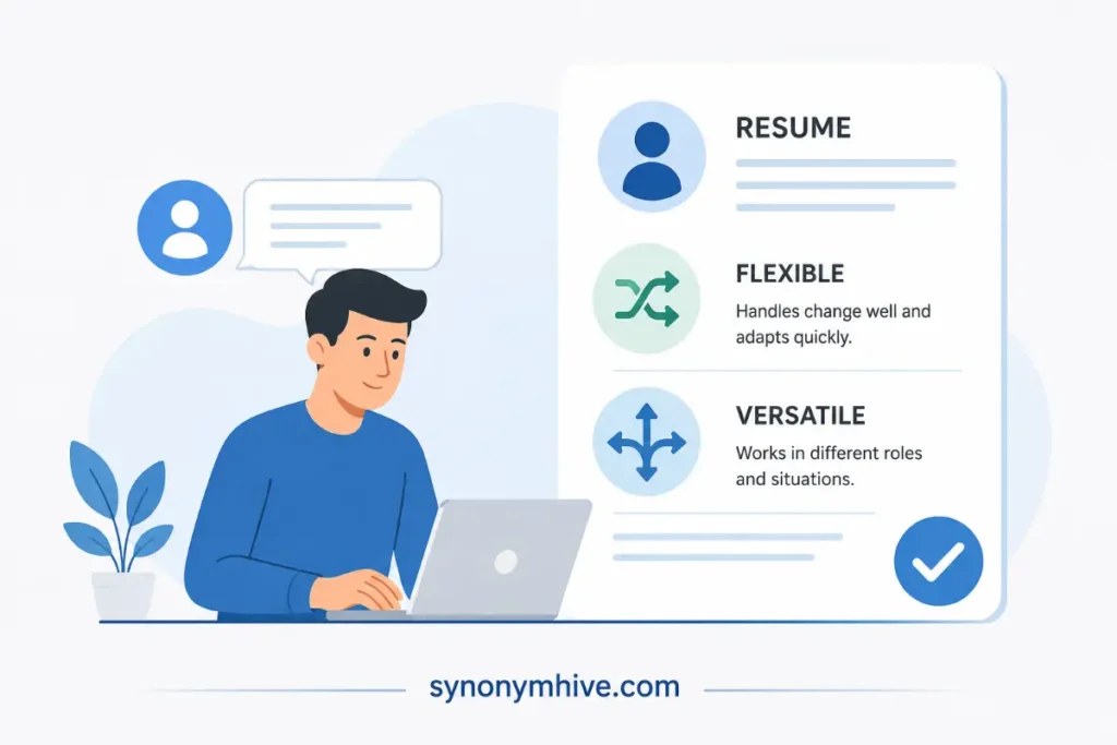 What Is Another Word For Adaptable On A Resume