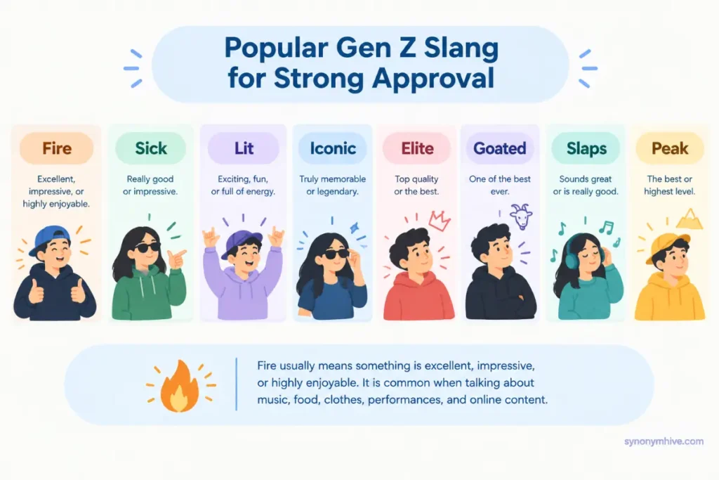 What is another word for awesome in Gen Z slang