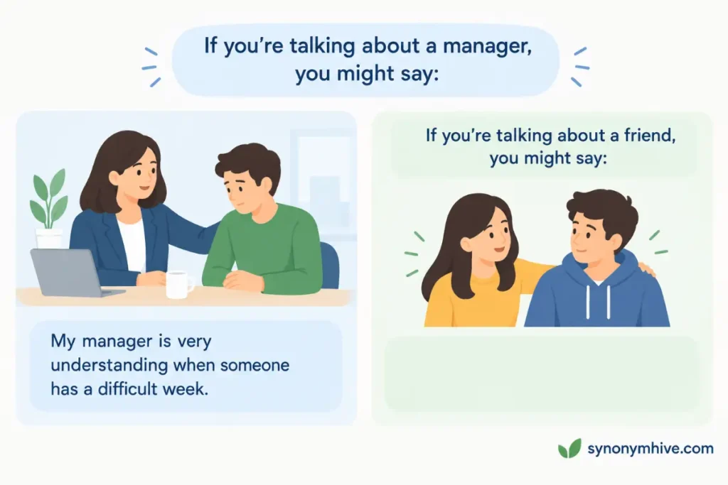 What Is Another Word for Empathetic When Speaking