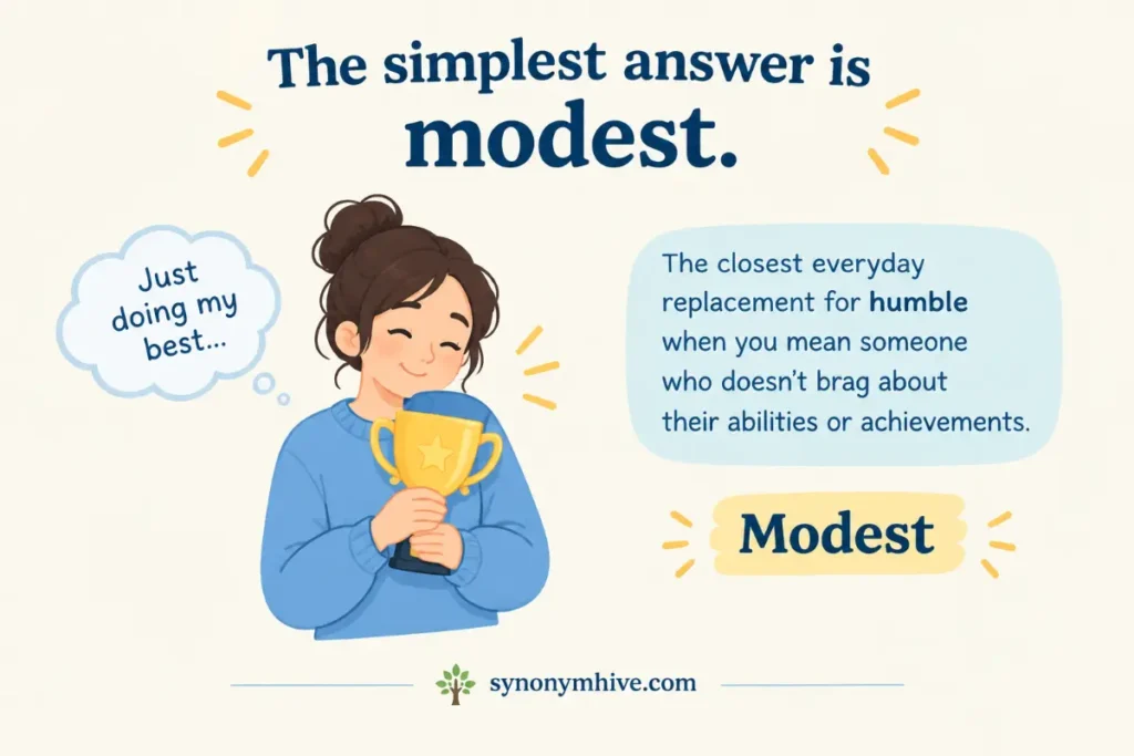 What Is Another Word For Humble