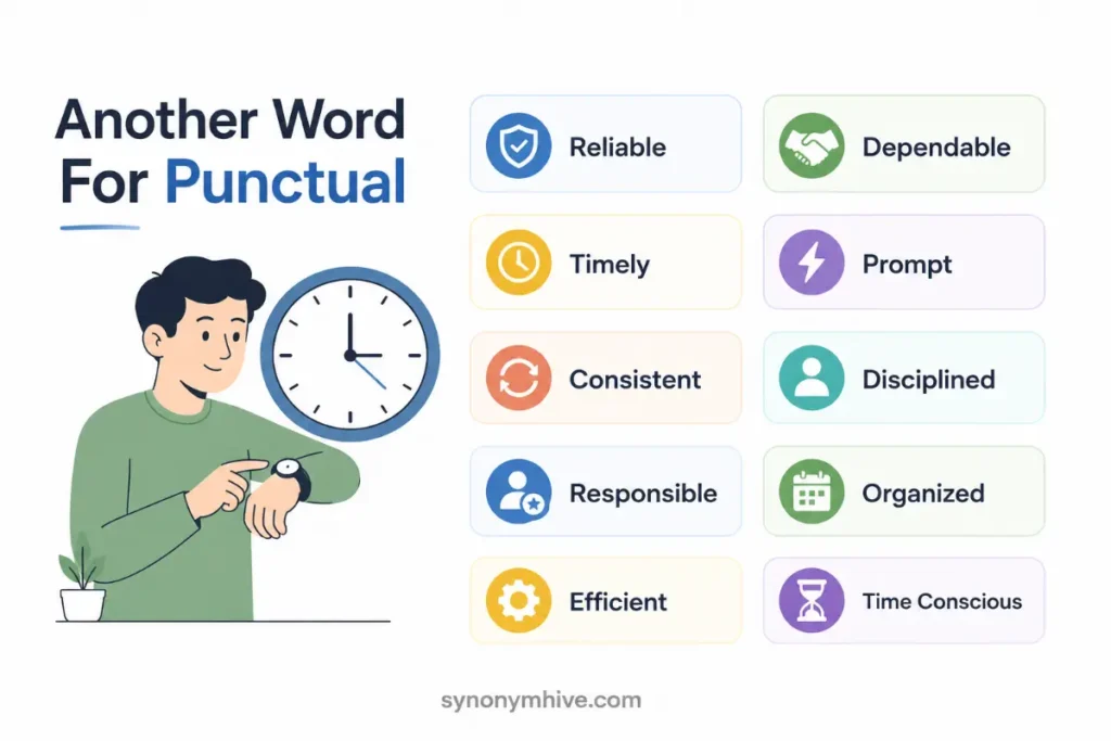 What Is Another Word for Punctual?