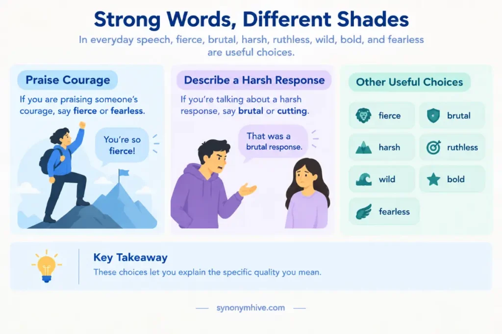 What is another word for savage when speaking