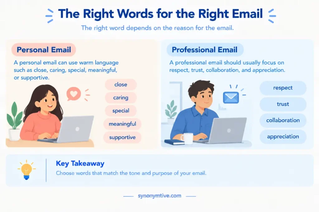 What Is the Best Word for Friendship in an Email?