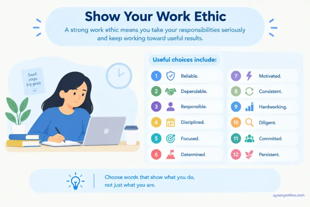 Which Words Describe A Strong Work Ethic