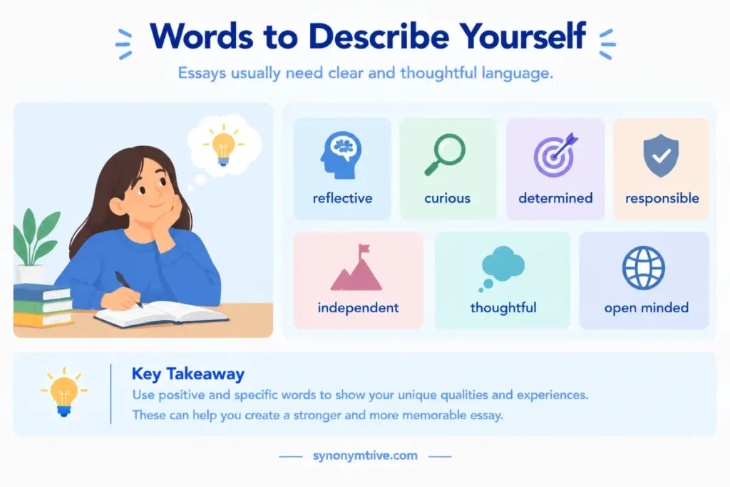 Which Words Describe Yourself In An Essay