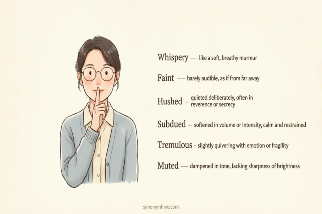 How Can You Describe a Very Quiet Voice?