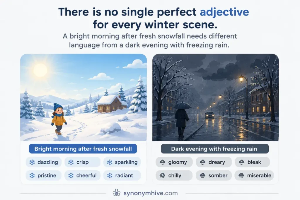 The Best Words to Describe Winter by Category