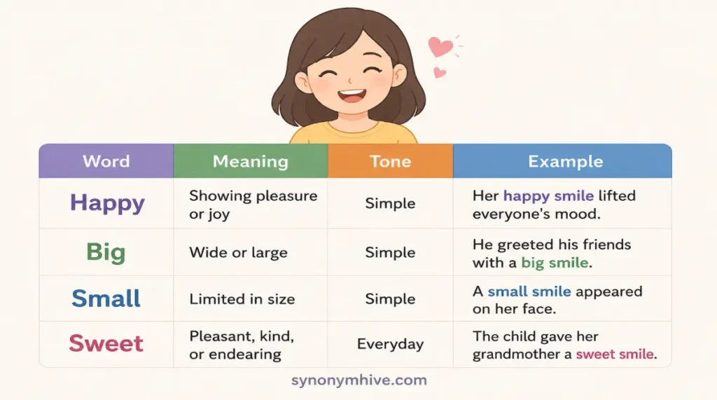 What Are the Best Words to Describe a Smile?