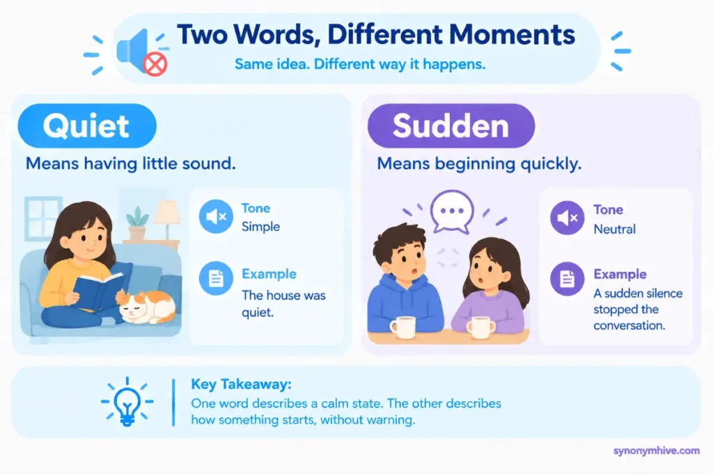 What are the best words to describe silence