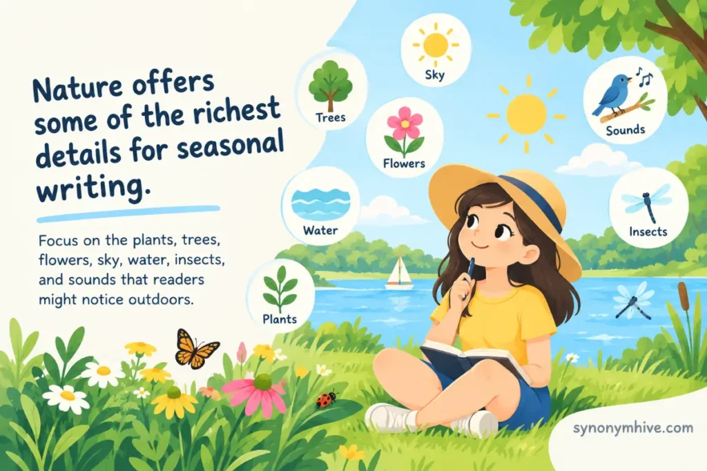 Which Words Describe Summer Nature