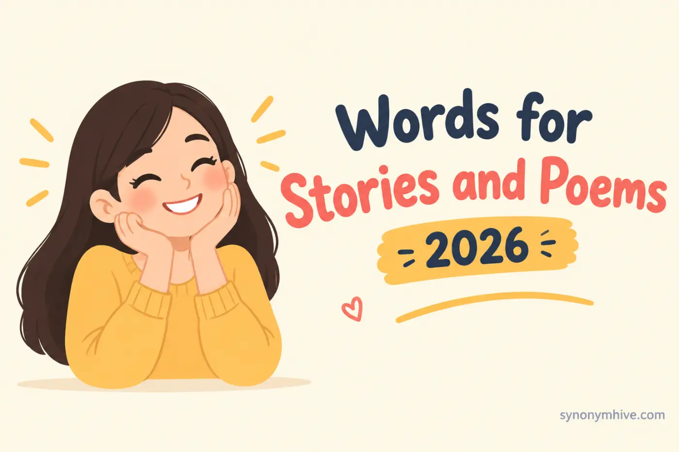 Words to Describe a Smile: Words for Stories and Poems 2026
