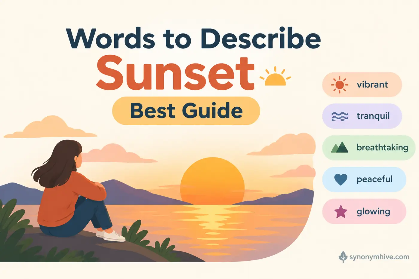 words to describe a sunset Best Guide