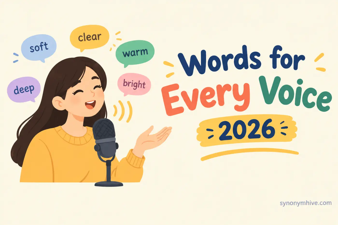 Words to Describe a Voice: Words for Every Voice 2026