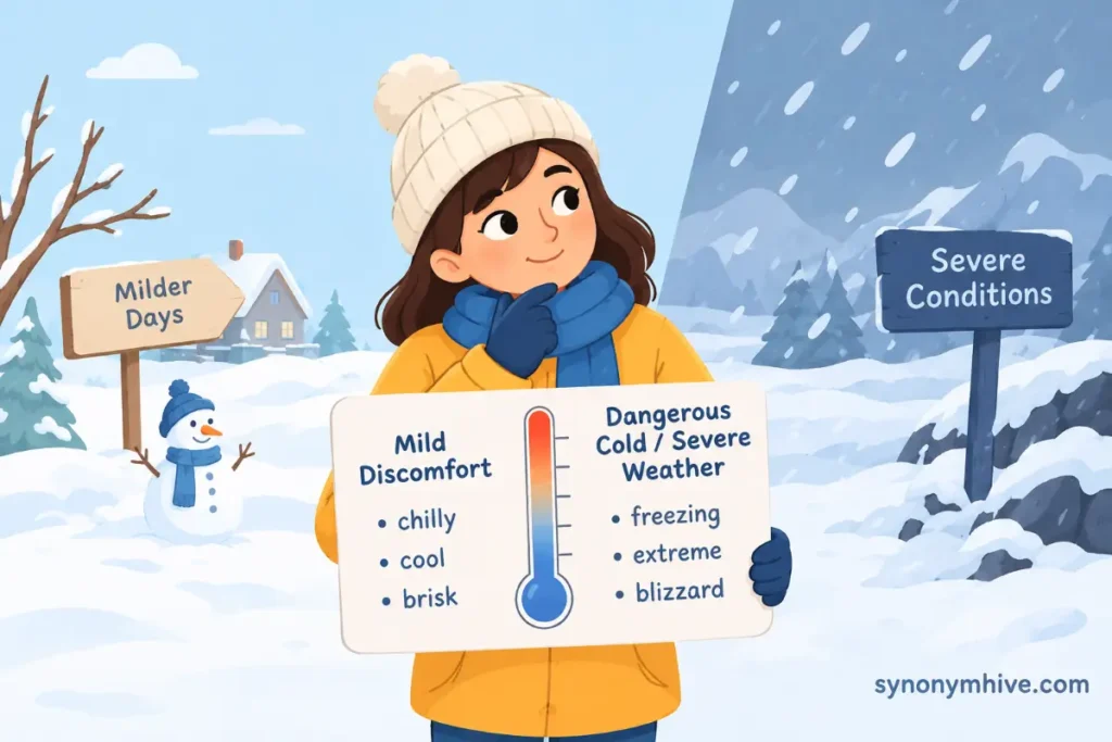 Words to Describe Winter by Intensity
